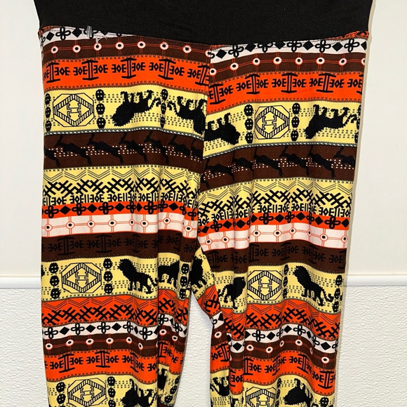 Lot of 3 assorted women’s leggings one size funky always - Picture 12 of 12